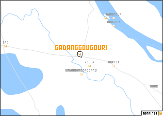 map of Gadang Gougouri