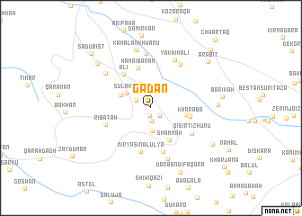 map of Gadan