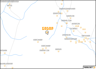 map of Gadāp