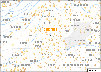 map of Gadāre