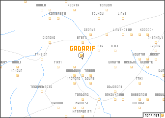 map of Gadarif