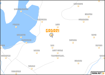 map of Gadari