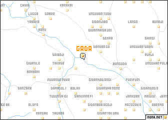 map of Gada