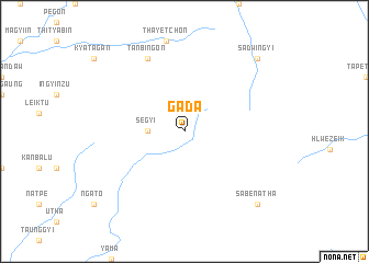 map of Gada