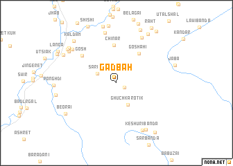 map of Gadbāh