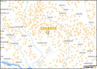 map of Gad Bāno