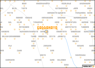 map of Gaddamayo