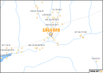 map of Gaddara