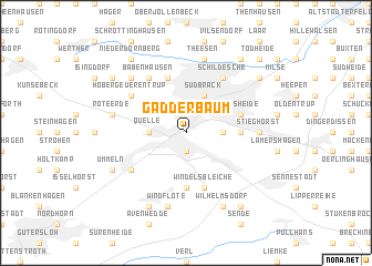 map of Gadderbaum