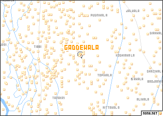 map of Gāddewāla