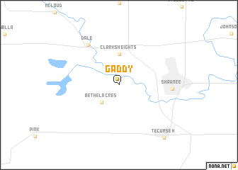 map of Gaddy