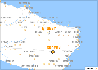 map of Gadeby