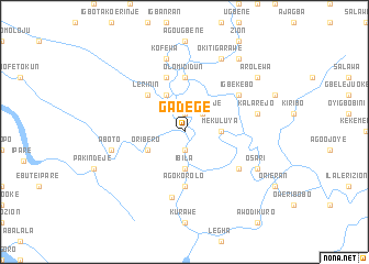 map of Gadege