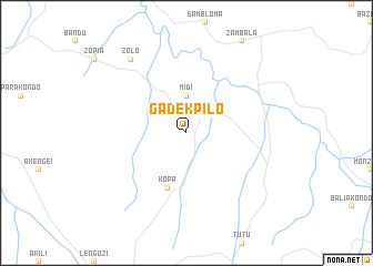 map of Gadekpilo