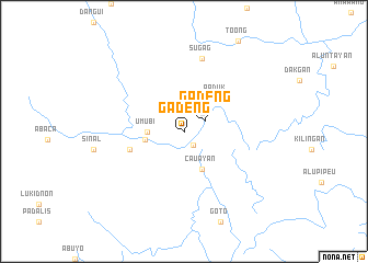 map of Gadeng