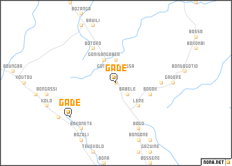 map of Gadé