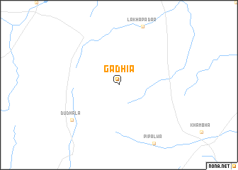 map of Gadhia