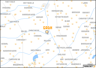 map of Gadh