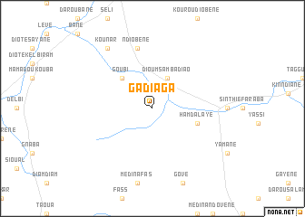 map of Gadiaga