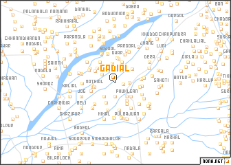 map of Gadiāl