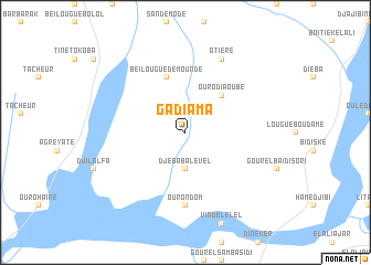 map of Gadiama