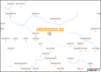 map of Gadiangoulou