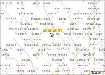 map of Gadiisaay