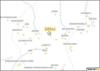 map of Gādīj