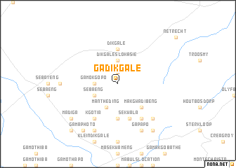 map of Ga-Dikgale