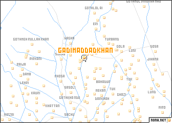 map of Gādi Maddad Khān