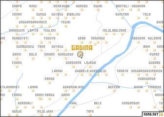 map of Gadina