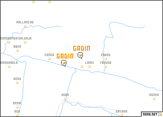 map of Gadin