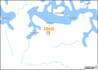 map of Gadio