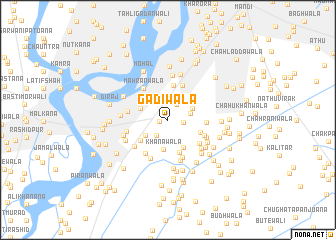 map of Gadiwāla