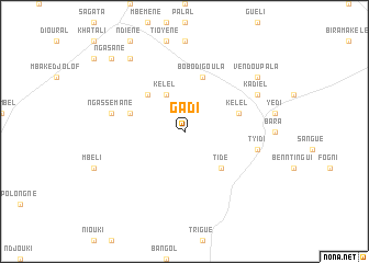 map of Gadi