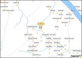 map of Gadi