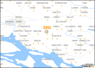 map of Gådi