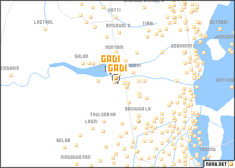 map of Gādi