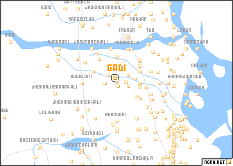 map of Gādi