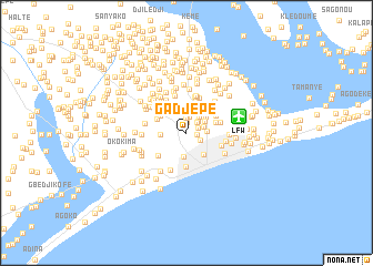 map of Gadjépé