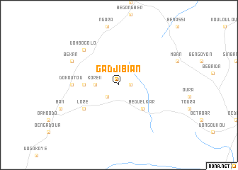map of Gadjibian