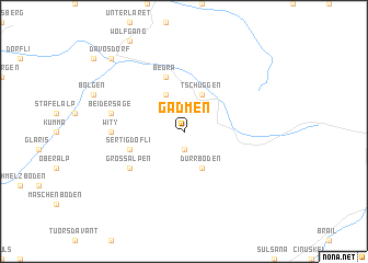 map of Gadmen