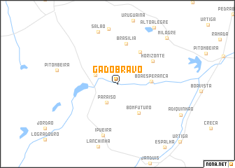 map of Gado Bravo