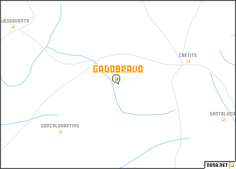 map of Gado Bravo