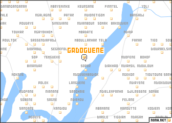 map of Gadoguène