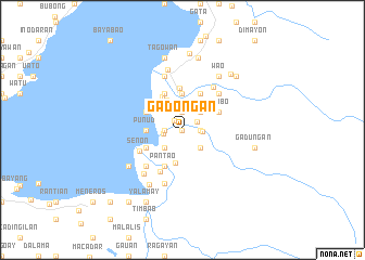 map of Gadongan