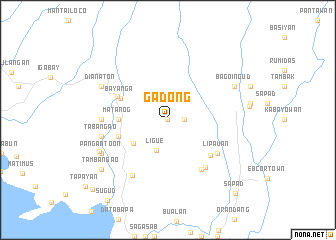 map of Gadong