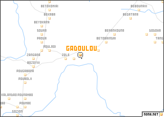 map of Gadoulou