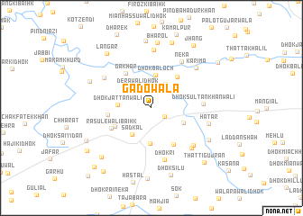 map of Gadowāla