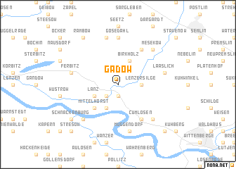 map of Gadow